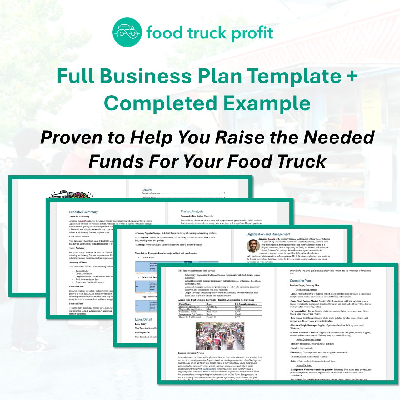 Fast Track to Start a Food Truck Business in Alabama [2024 Bundle with Guides, Calculators and Full Business Plan]