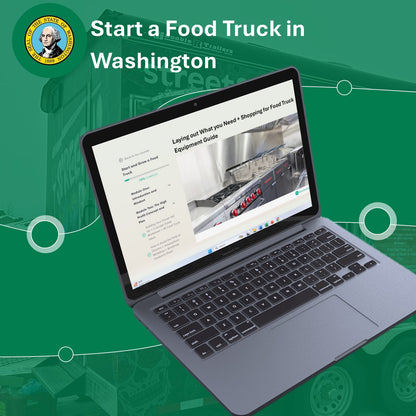 Fast Track to Start a Food Truck Business in Washington [2024 Bundle with Guides, Calculators and Full Business Plan]