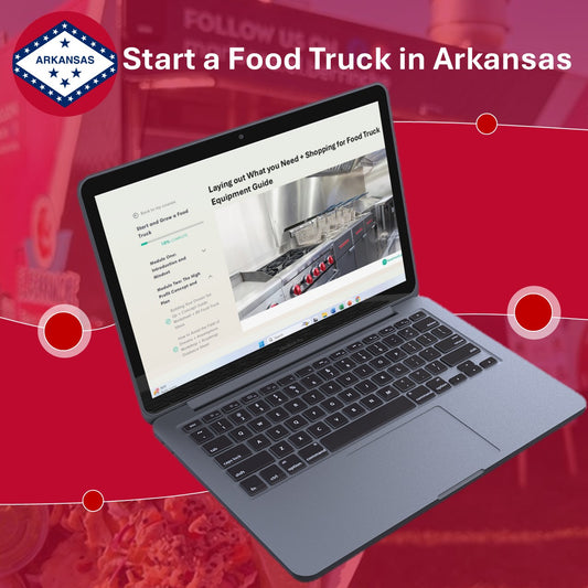 Fast Track to Start a Food Truck Business in Arkansas [2024 Bundle with Guides, Calculators and Full Business Plan]