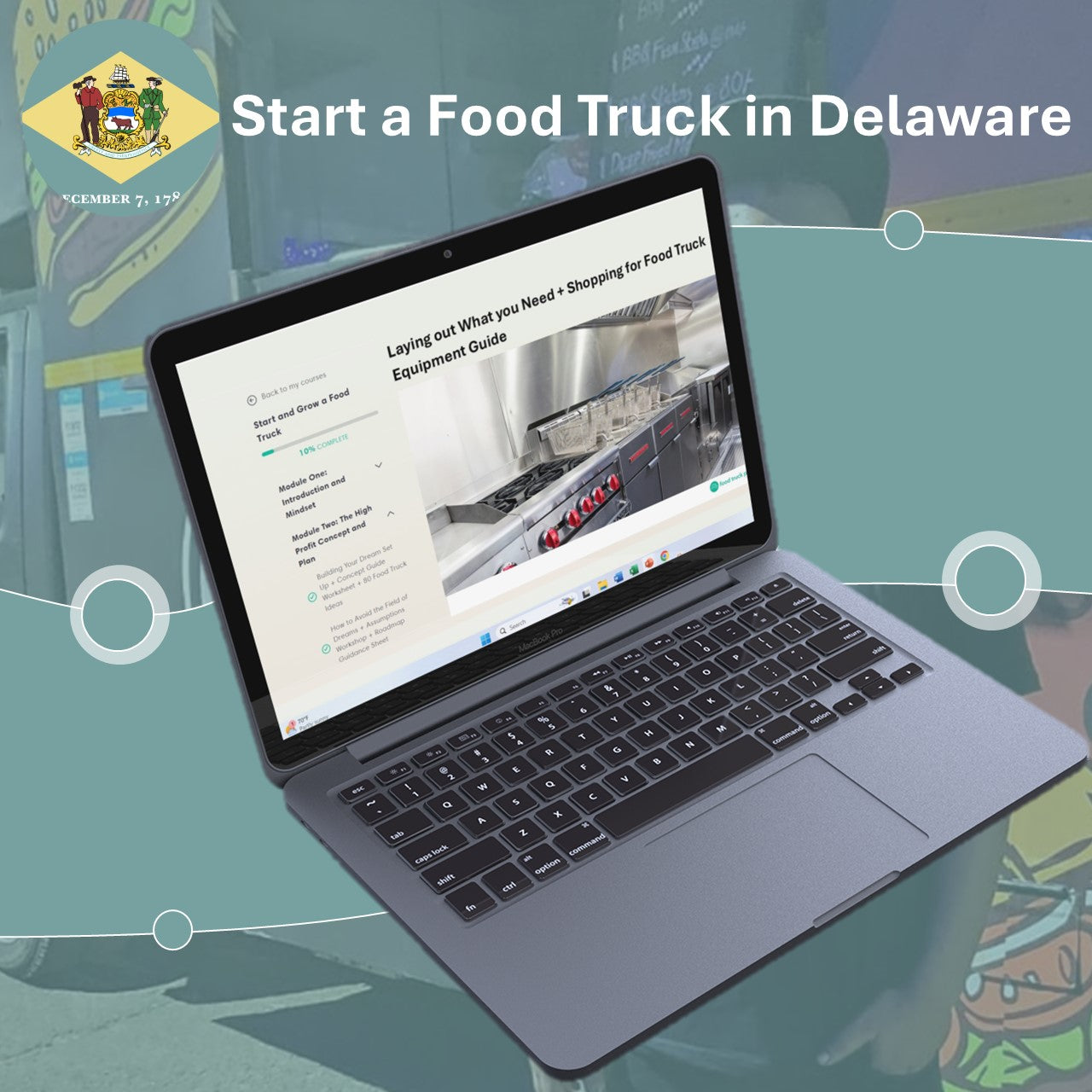 Fast Track to Start a Food Truck Business in Delaware [2024 Bundle with Guides, Calculators and Full Business Plan]