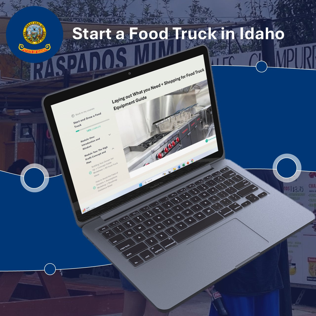 Fast Track to Start a Food Truck Business in Idaho [2024 Bundle with Guides, Calculators and Full Business Plan]