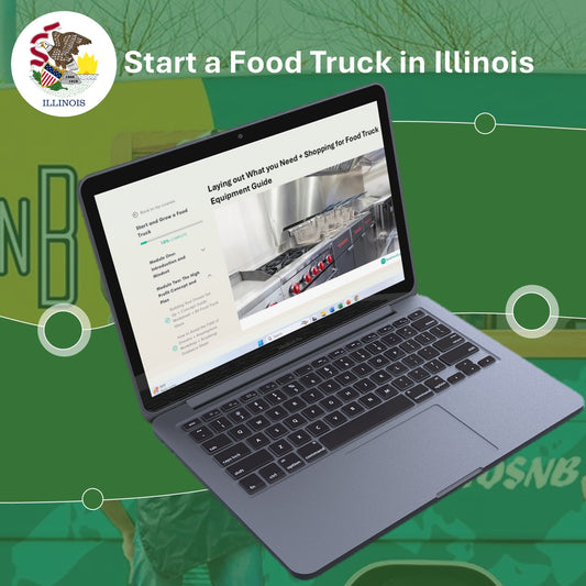 Fast Track to Start a Food Truck Business in Illinois [2024 Bundle with Guides, Calculators and Full Business Plan]