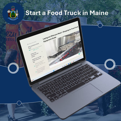 Fast Track to Start a Food Truck Business in Maine [2024 Bundle with Guides, Calculators and Full Business Plan]