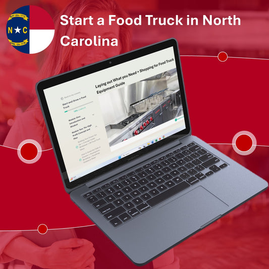 Fast Track to Start a Food Truck Business in North Carolina [2024 Bundle with Guides, Calculators and Full Business Plan]