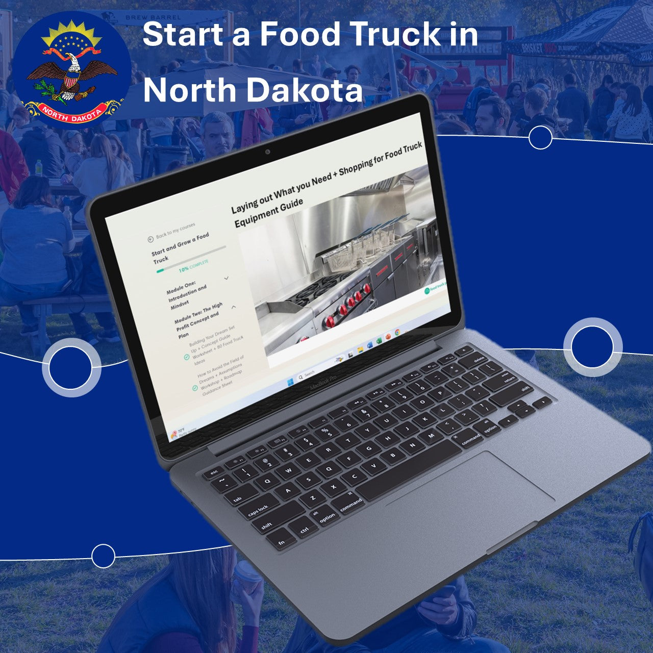 Fast Track to Start a Food Truck Business in North Dakota [2024 Bundle with Guides, Calculators and Full Business Plan]