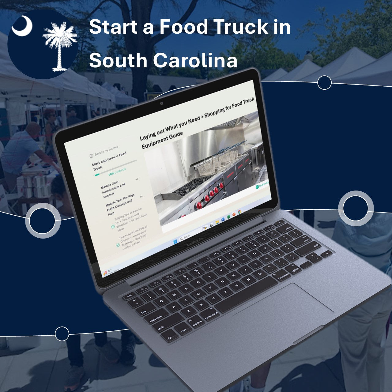 Fast Track to Start a Food Truck Business in South Carolina [2024 Bundle with Guides, Calculators and Full Business Plan]